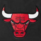 NBA CHICAGO BULLS CLASSIC WIND SUIT CHANDAIL À CAPUCHON TISSÉ À GLISSIÈRE POUR HOMME (NOIR)