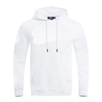 NBA CHICAGO BULLS WHITE OUT CHANDAIL À CAPUCHON EN MAILLE DOUBLE POUR HOMME (BLANC)