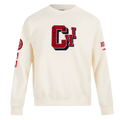 NBA CHICAGO BULLS BEST OF MEN'S DROP SHOULDER FLC CREWNECK (EGGSHELL)