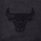 NBA CHICAGO BULLS WASHED CLASSIC CHANDAIL OUATÉ À COL ROND POUR HOMME (NOIR DÉLAVÉ)