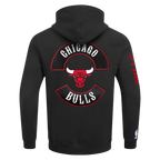 NBA CHICAGO BULLS BORN FOR SPORT MEN'S FLC PO HOODIE (BLACK)
