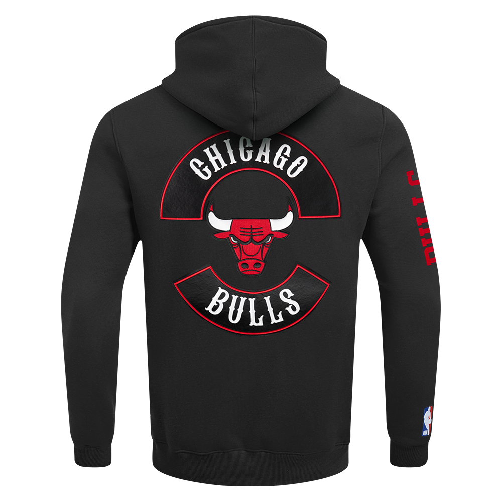 NBA CHICAGO BULLS BORN FOR SPORT MEN'S FLC PO HOODIE (BLACK)