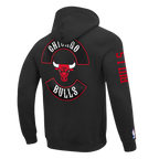 NBA CHICAGO BULLS BORN FOR SPORT MEN'S FLC PO HOODIE (BLACK)