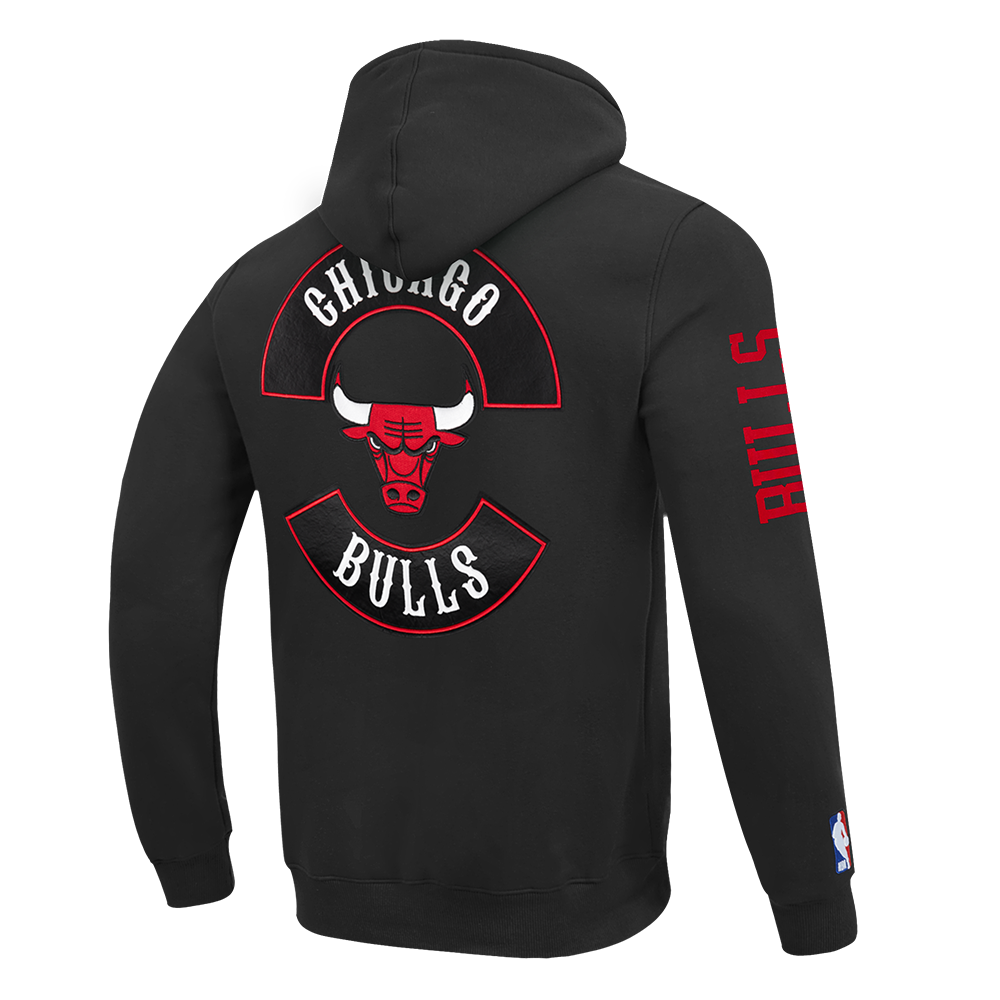 NBA CHICAGO BULLS BORN FOR SPORT MEN'S FLC PO HOODIE (BLACK)
