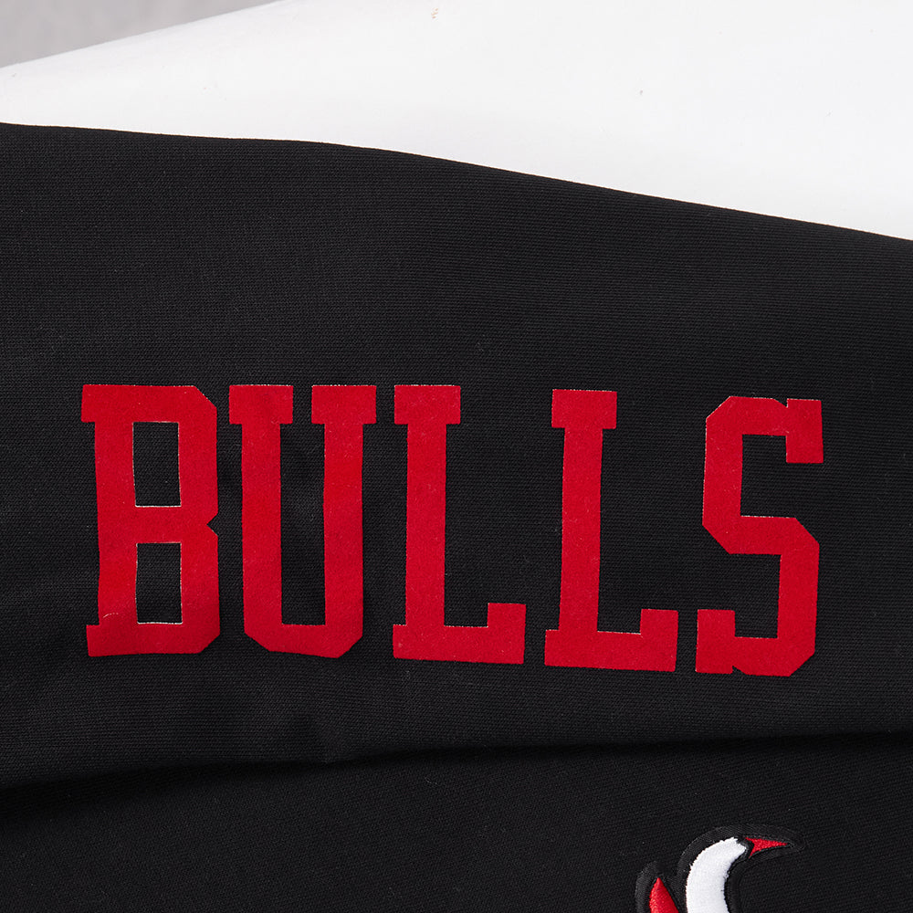 NBA CHICAGO BULLS BORN FOR SPORT MEN'S FLC PO HOODIE (BLACK)