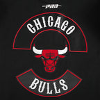 NBA CHICAGO BULLS BORN FOR SPORT CHANDAIL À COL ROND EN MOLLETON POUR HOMME (NOIR)