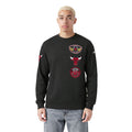 NBA CHICAGO BULLS BORN FOR SPORT CHANDAIL À COL ROND EN MOLLETON POUR HOMME (NOIR)