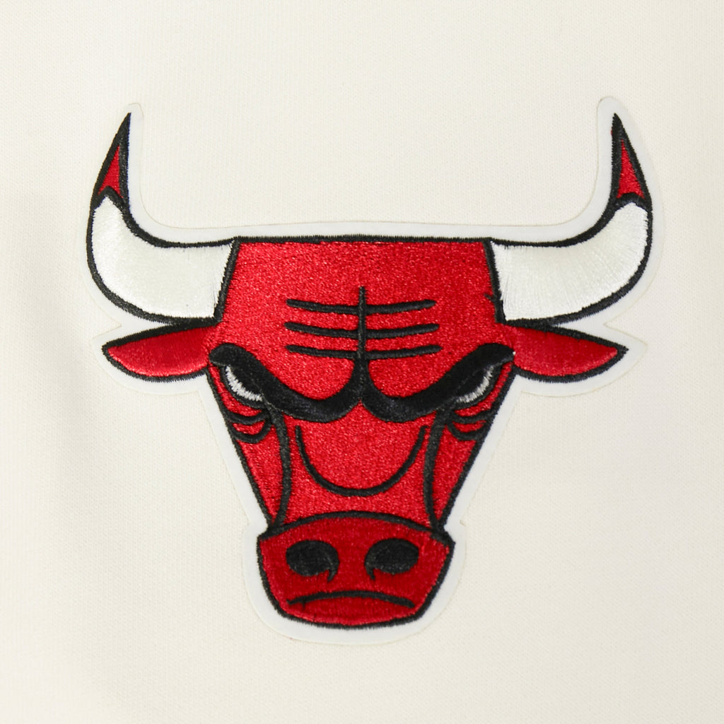 NBA CHICAGO BULLS MODERN ORIGINALS MEN'S FLC CREWNECK (EGGSHELL)