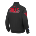 NBA CHICAGO BULLS CITY ARCH MEN'S FLC 1/4 ZIP (BLACK)