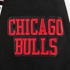 NBA CHICAGO BULLS CITY ARCH MEN'S FLC 1/4 ZIP (BLACK)
