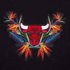 NBA CHICAGO BULLS PARADISE CHANDAIL OUATÉ À COL ROND POUR HOMME (NOIR)