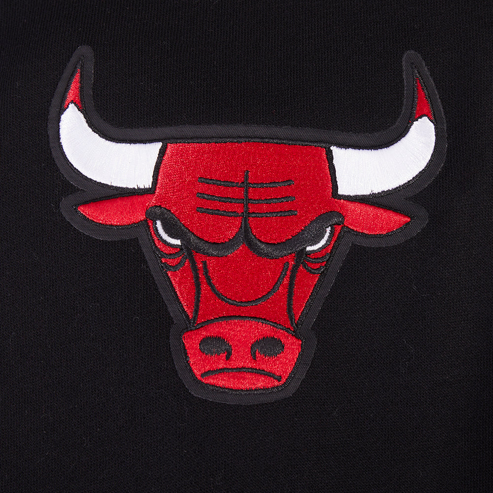 NBA CHICAGO BULLS PARADISE CHANDAIL OUATÉ À COL ROND POUR HOMME (NOIR)