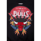 NBA CHICAGO BULLS PARADISE CHANDAIL OUATÉ À COL ROND POUR HOMME (NOIR)