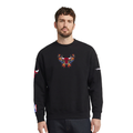 NBA CHICAGO BULLS PARADISE CHANDAIL OUATÉ À COL ROND POUR HOMME (NOIR)