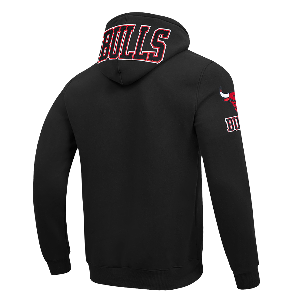 NBA CHICAGO BULLS CLASSIC CHENILLE MEN'S SWEATSHIRT (BLACK)