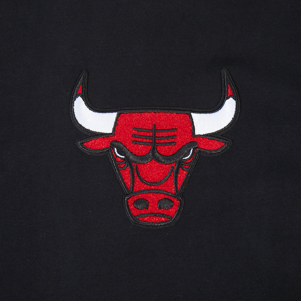 NBA CHICAGO BULLS CLASSIC CHENILLE MEN'S SWEATSHIRT (BLACK)