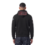 NBA CHICAGO BULLS CLASSIC CHENILLE MEN'S SWEATSHIRT (BLACK)