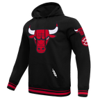 NBA CHICAGO BULLS RETRO CLASSICS MEN'S SWEATSHIRT (BLACK/RED/BLACK)