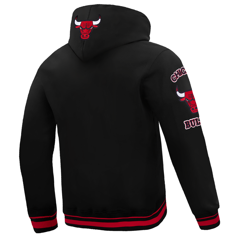 NBA CHICAGO BULLS RETRO CLASSICS MEN'S SWEATSHIRT (BLACK/RED/BLACK)