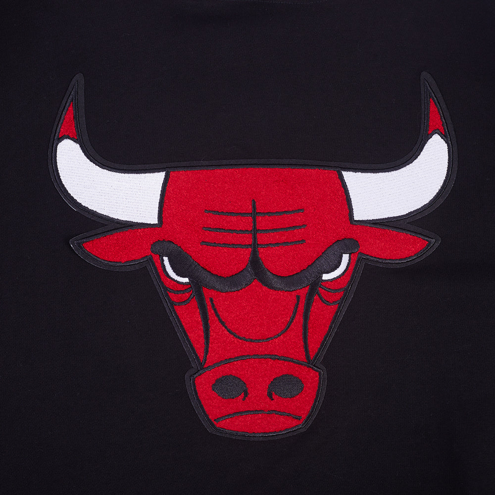 NBA CHICAGO BULLS RETRO CLASSICS MEN'S SWEATSHIRT (BLACK/RED/BLACK)