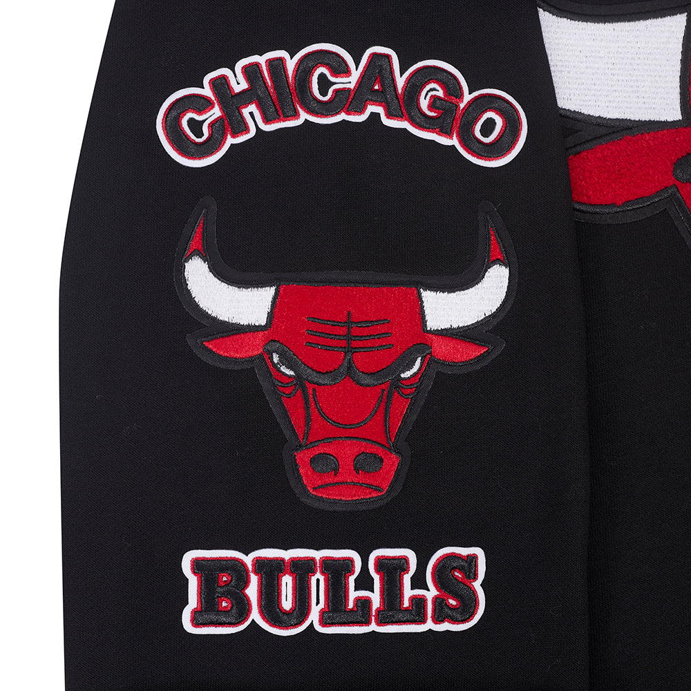 NBA CHICAGO BULLS RETRO CLASSICS MEN'S SWEATSHIRT (BLACK/RED/BLACK)