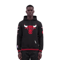 NBA CHICAGO BULLS RETRO CLASSICS MEN'S SWEATSHIRT (BLACK/RED/BLACK)