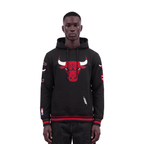 NBA CHICAGO BULLS RETRO CLASSICS MEN'S SWEATSHIRT (BLACK/RED/BLACK)