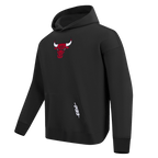 NBA CHICAGO BULLS PLAYBACK MEN'S PULL OVER HOODIE (BLACK)
