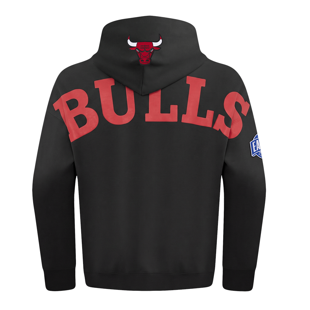 NBA CHICAGO BULLS PLAYBACK MEN'S PULL OVER HOODIE (BLACK)