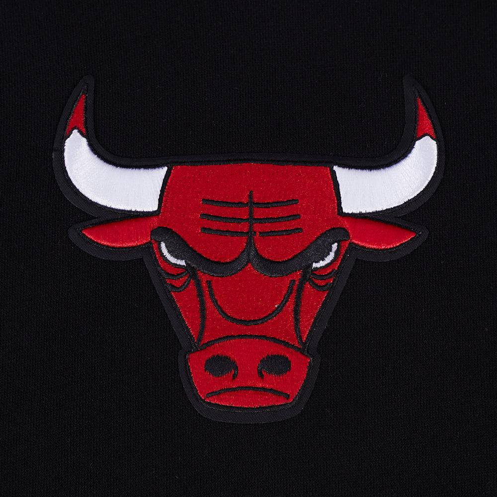 NBA CHICAGO BULLS PLAYBACK MEN'S PULL OVER HOODIE (BLACK)