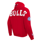NBA CHICAGO BULLS PLAYBACK MEN'S PULL OVER HOODIE (RED)