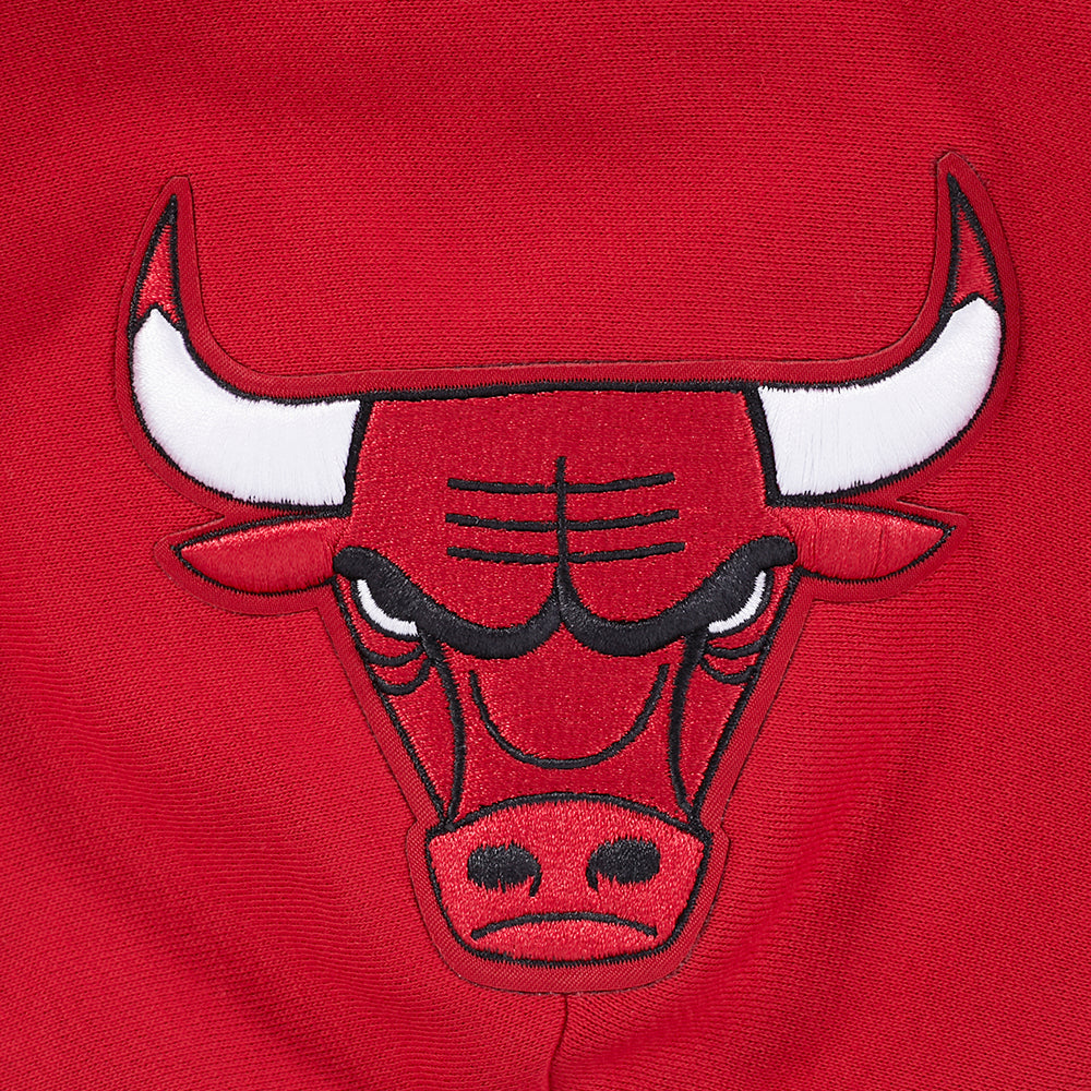 NBA CHICAGO BULLS PLAYBACK MEN'S PULL OVER HOODIE (RED)