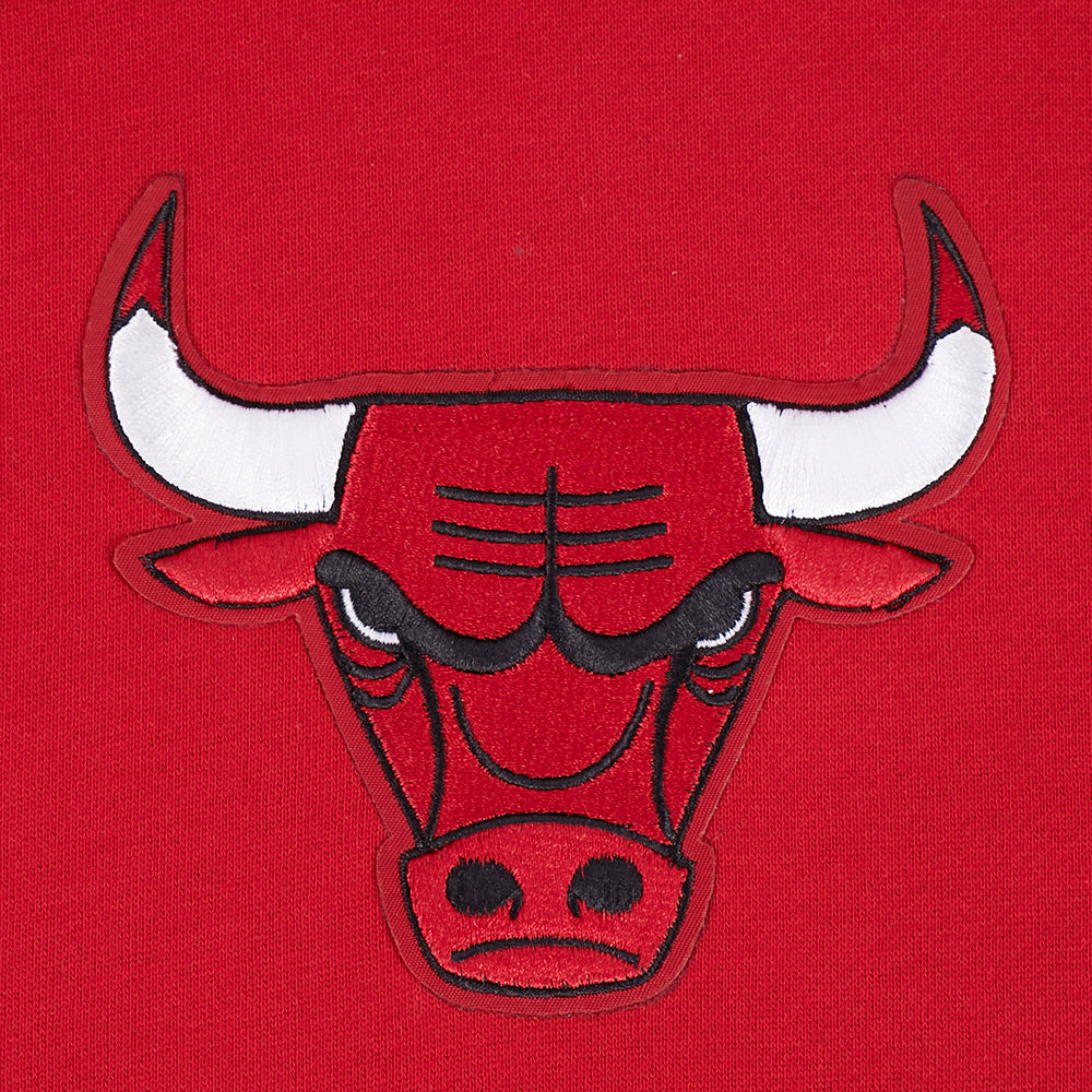NBA CHICAGO BULLS PLAYBACK MEN'S PULL OVER HOODIE (RED)