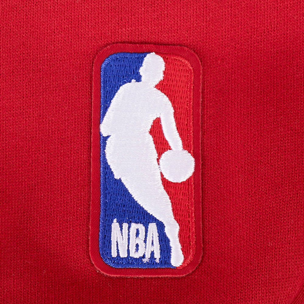 NBA CHICAGO BULLS PLAYBACK MEN'S PULL OVER HOODIE (RED)