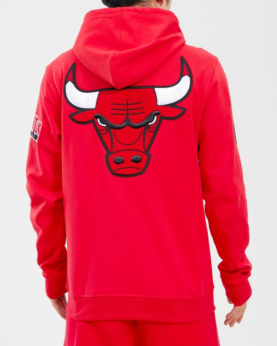 NBA CHICAGO BULLS HOMETOWN FZ HOODIE (RED)