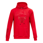 NBA CHICAGO BULLS CLASSIC TRIPLE RED MEN'S PO HOODIE (TRIPLE RED)