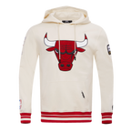 NBA CHICAGO BULLS RETRO CLASSIC CHANDAIL À CAPUCHON POUR HOMME (COQUILLE D'ŒUF/ROUGE)