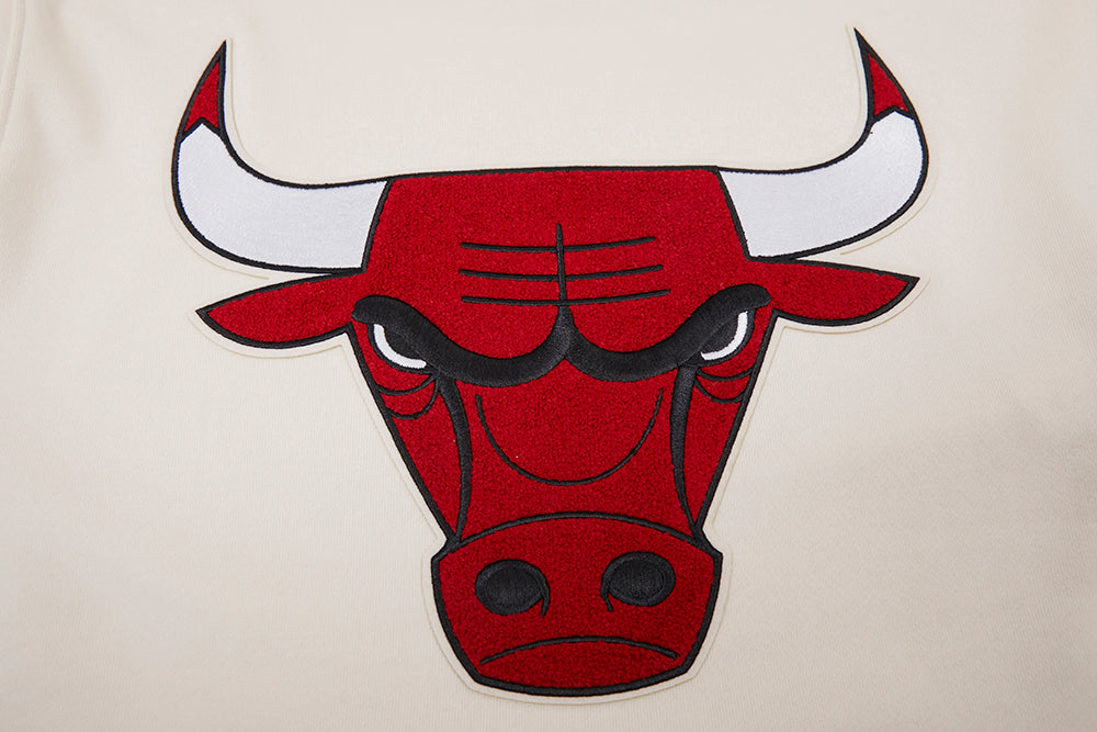 NBA CHICAGO BULLS RETRO CLASSIC CHANDAIL À CAPUCHON POUR HOMME (COQUILLE D'ŒUF/ROUGE)
