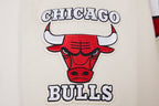 NBA CHICAGO BULLS RETRO CLASSIC CHANDAIL À CAPUCHON POUR HOMME (COQUILLE D'ŒUF/ROUGE)