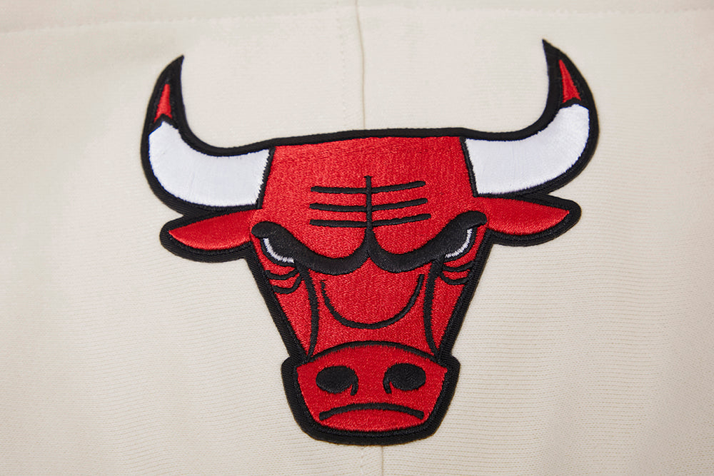NBA CHICAGO BULLS RETRO CLASSIC CHANDAIL À CAPUCHON POUR HOMME (COQUILLE D'ŒUF/ROUGE)