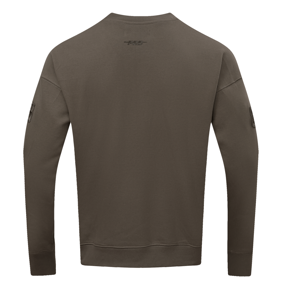 NBA CHICAGO BULLS NEUTRAL DROP SHOULDER MEN'S CREWNECK (DARK TAUPE)