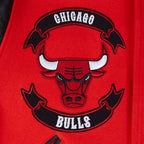 NBA CHICAGO BULLS BORN FOR SPORT MEN'S WOOL VARSITY JACKET (RED/BLACK)