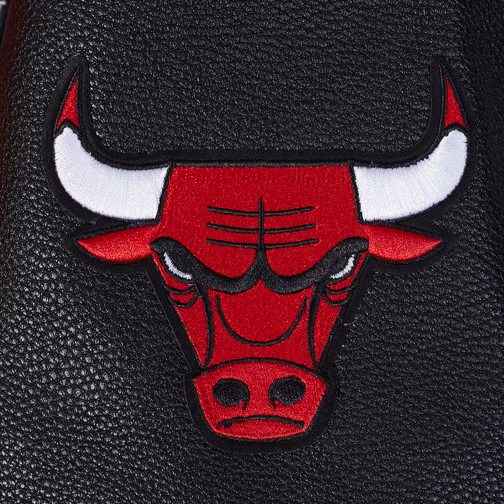 NBA CHICAGO BULLS BORN FOR SPORT MEN'S WOOL VARSITY JACKET (RED/BLACK)