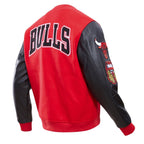 NBA CHICAGO BULLS CLASSIC WOOL MEN'S VARSITY JACKET (RED/BLACK)