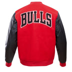 NBA CHICAGO BULLS CLASSIC WOOL MEN'S VARSITY JACKET (RED/BLACK)