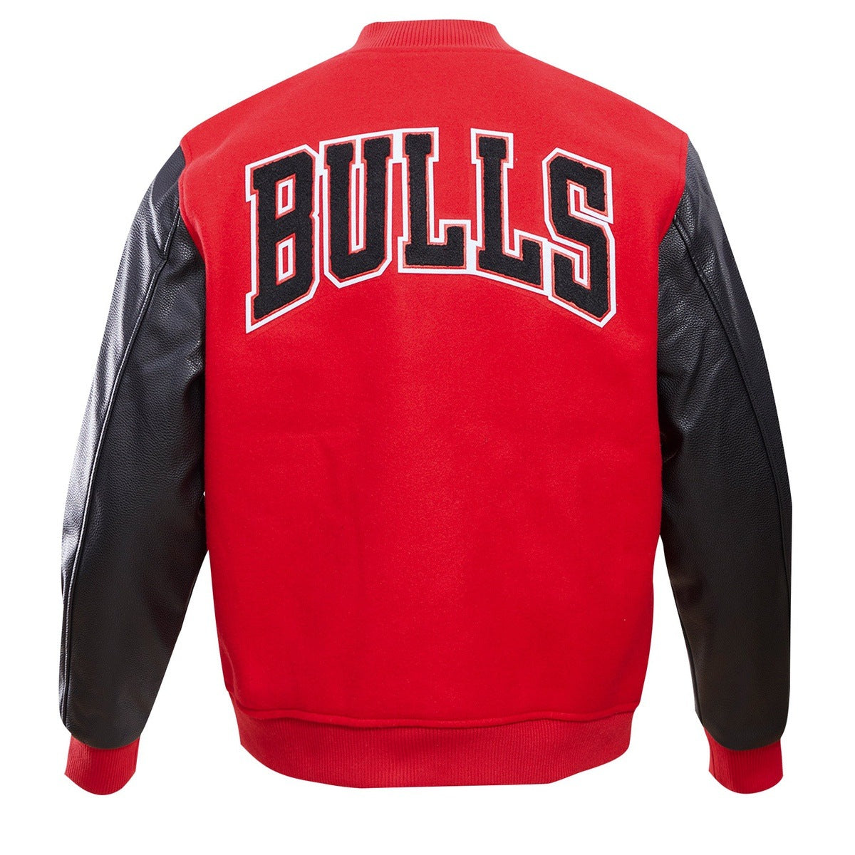 NBA CHICAGO BULLS CLASSIC WOOL MEN'S VARSITY JACKET (RED/BLACK)
