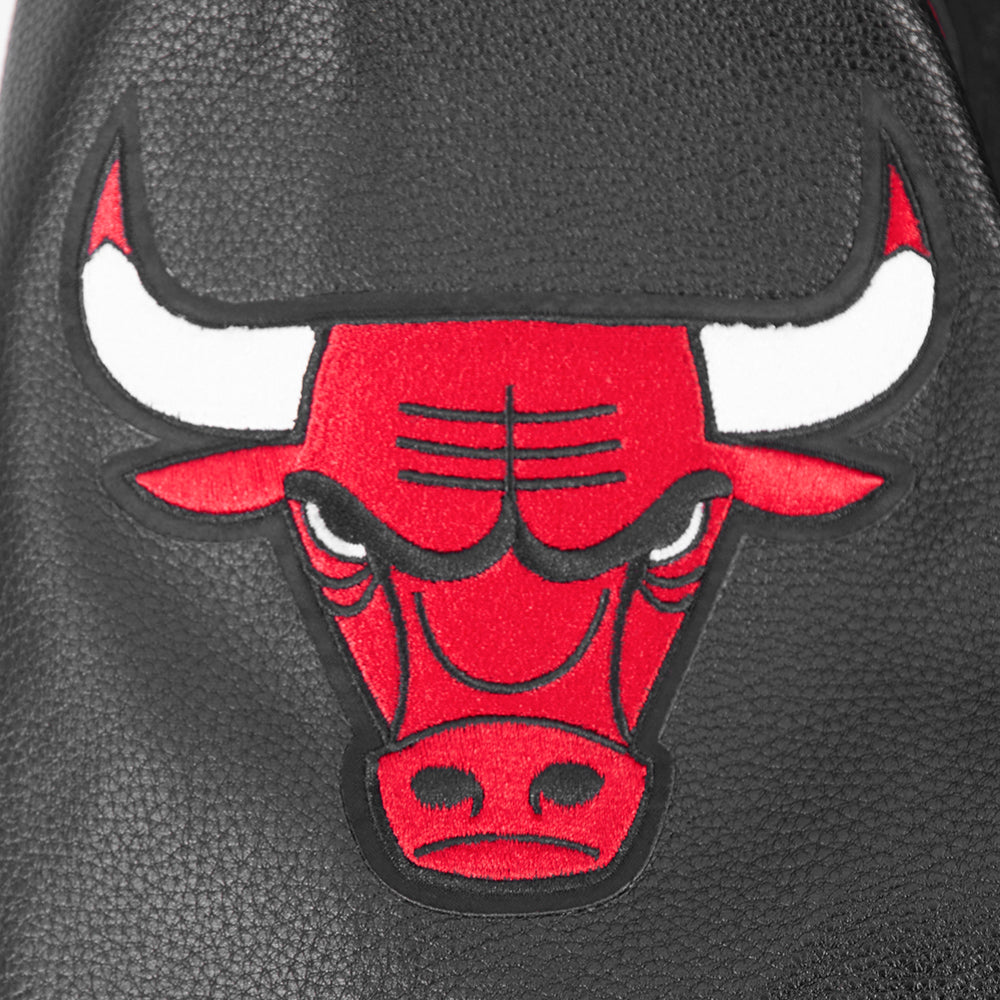 NBA CHICAGO BULLS RETRO CLASSICS MEN'S COAT (BLACK/RED/BLACK)