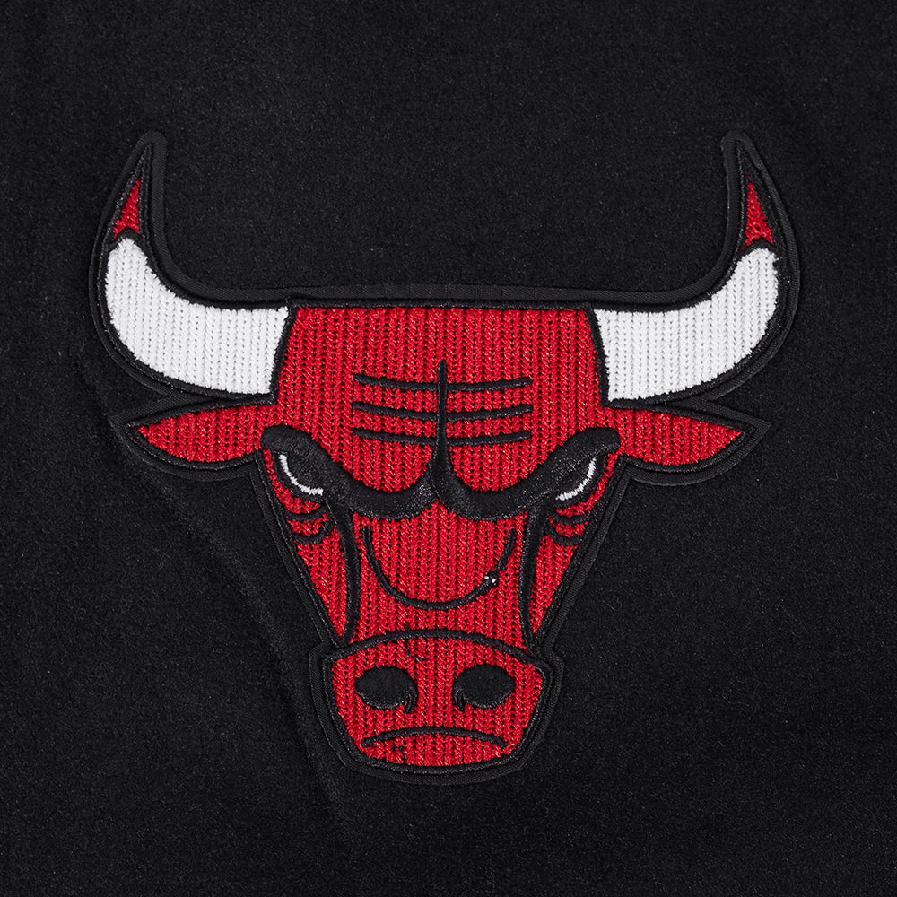 NBA CHICAGO BULLS ON TOP MEN'S COAT (BLACK/RED/BLACK)