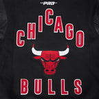 NBA CHICAGO BULLS ON TOP MEN'S COAT (BLACK/RED/BLACK)