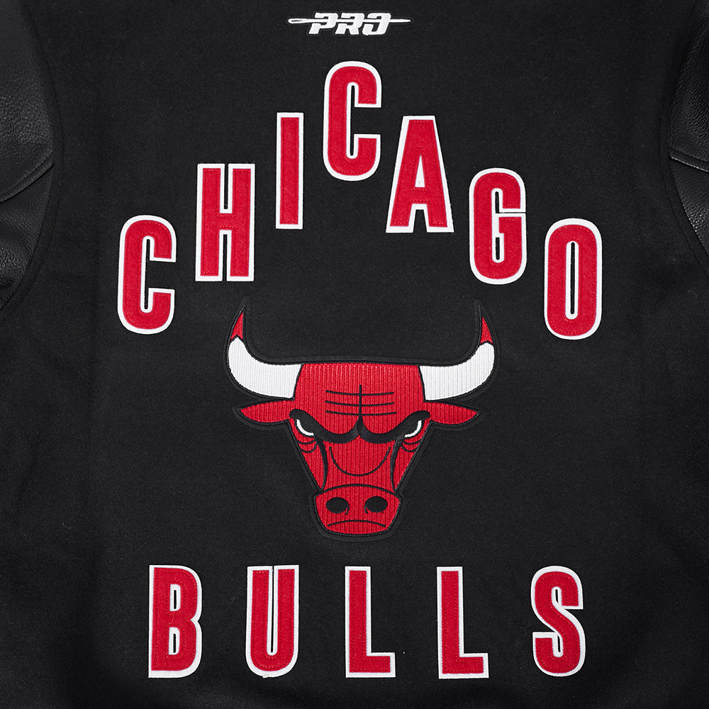 NBA CHICAGO BULLS ON TOP MEN'S COAT (BLACK/RED/BLACK)